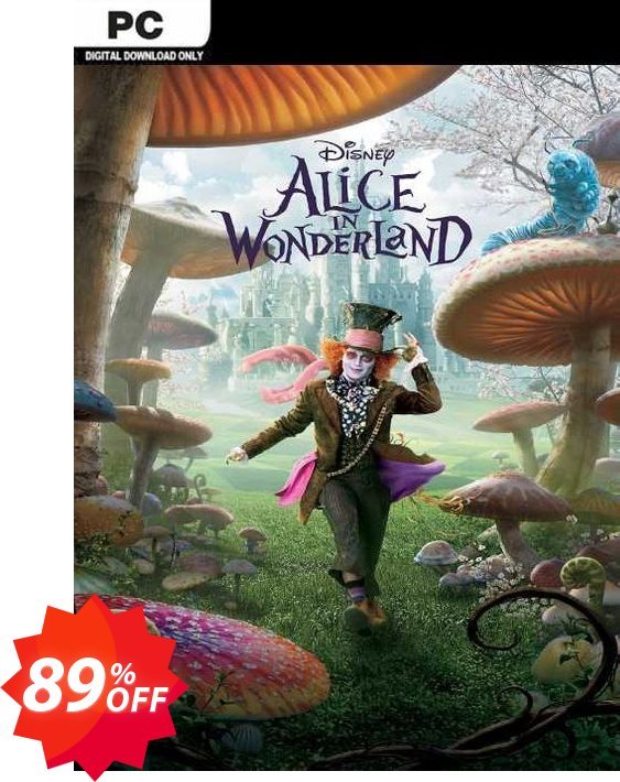 Disney Alice in Wonderland PC Coupon code 89% discount 