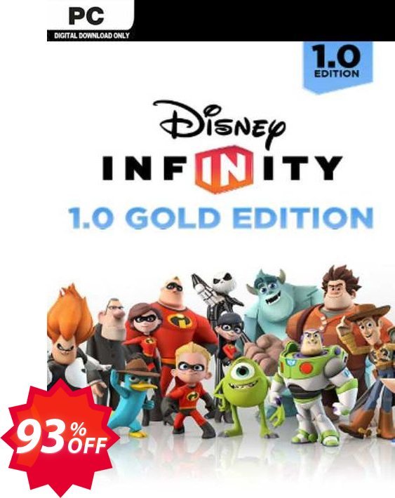 Disney Infinity 1.0 Gold Edition PC Coupon code 93% discount 