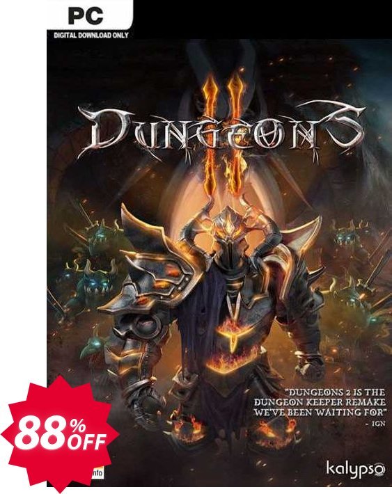 Dungeons 3 PC, EU  Coupon code 88% discount 