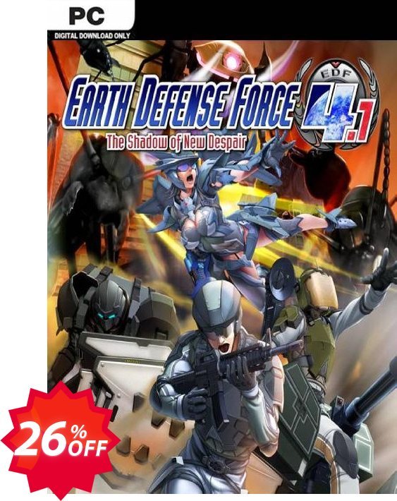 EARTH DEFENSE FORCE 4.1 The Shadow of New Despair Coupon code 26% discount 