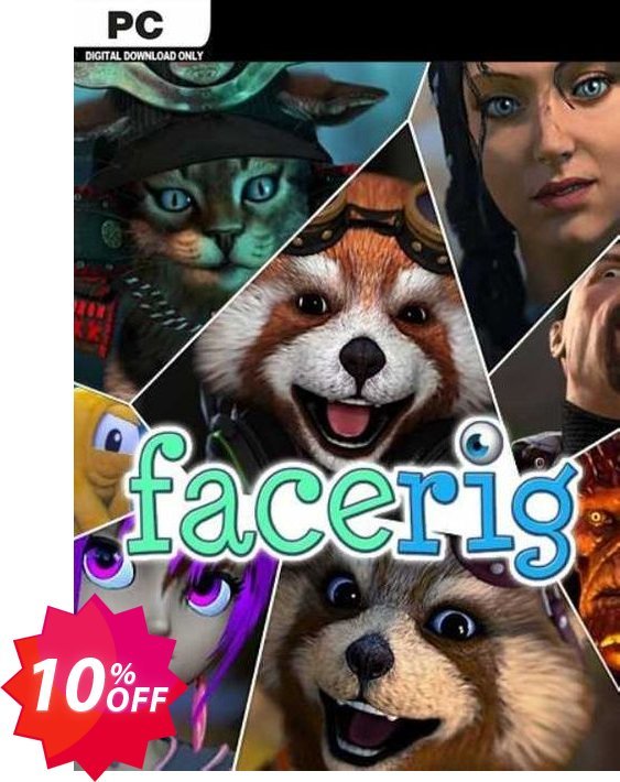 FaceRig PC Coupon code 10% discount 