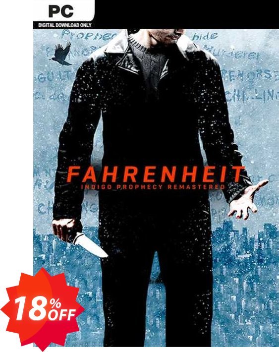 Fahrenheit Indigo Prophecy Remastered PC Coupon code 18% discount 