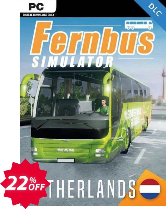 Fernbus Simulator - Netherlands PC - DLC Coupon code 22% discount 