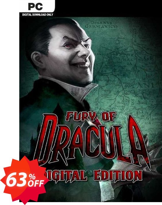 Fury of Dracula: Digital Edition PC, EN  Coupon code 63% discount 