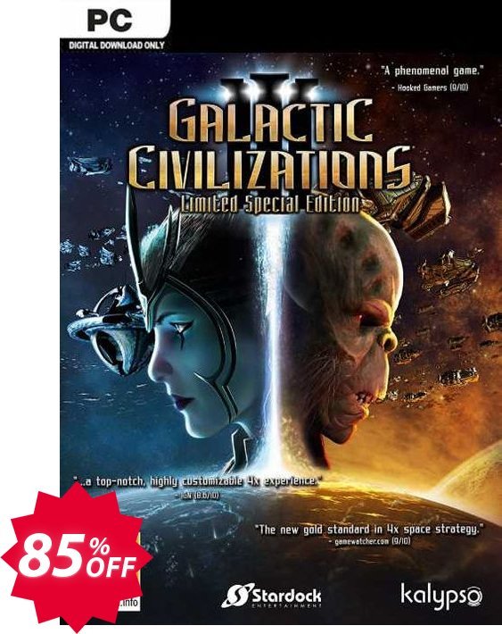 Galactic Civilization III Limited Special Edition PC Coupon code 85% discount 