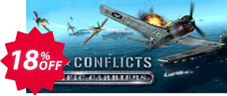 Air Conflicts Pacific Carriers PC Coupon code 18% discount 