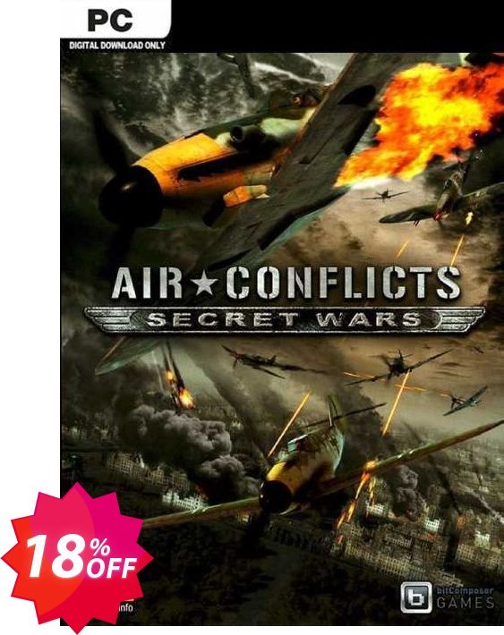 Air Conflicts Secret Wars PC Coupon code 18% discount 