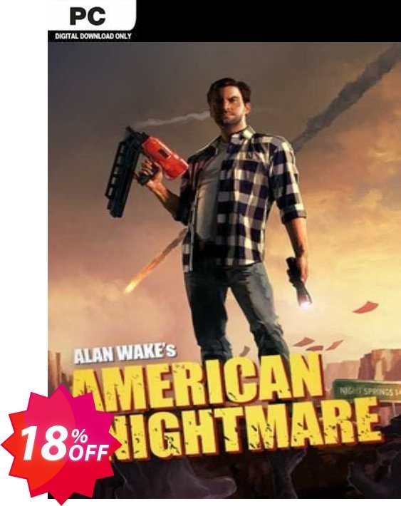 Alan Wake's American Nightmare PC Coupon code 18% discount 