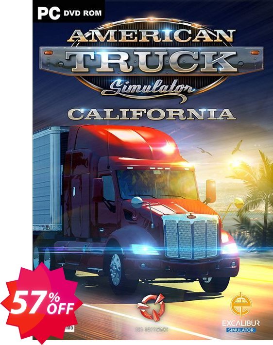 American Truck Simulator : California Starter Pack PC Coupon code 57% discount 