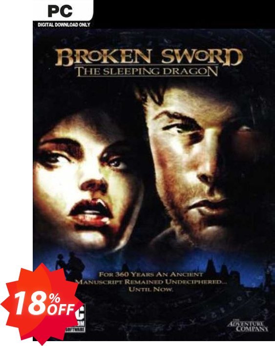 Broken Sword 3  the Sleeping Dragon PC Coupon code 18% discount 