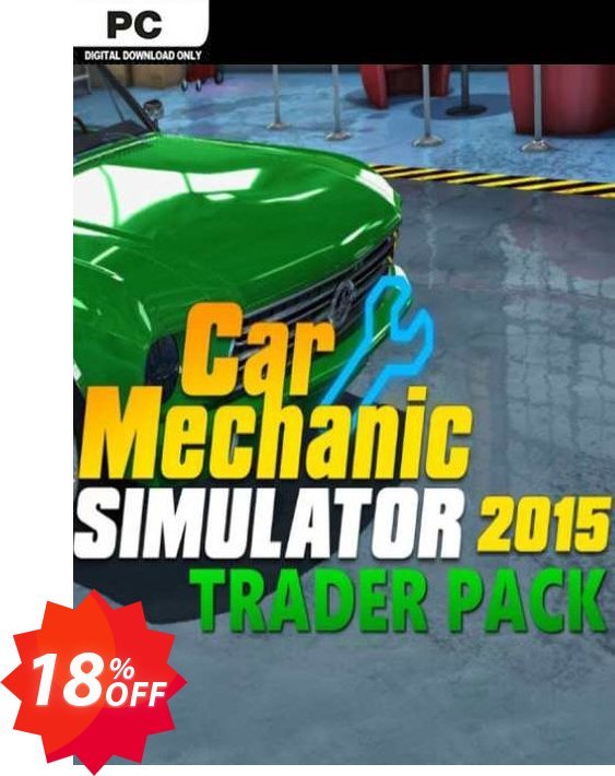 Car Mechanic Simulator 2015  Trader Pack PC Coupon code 18% discount 