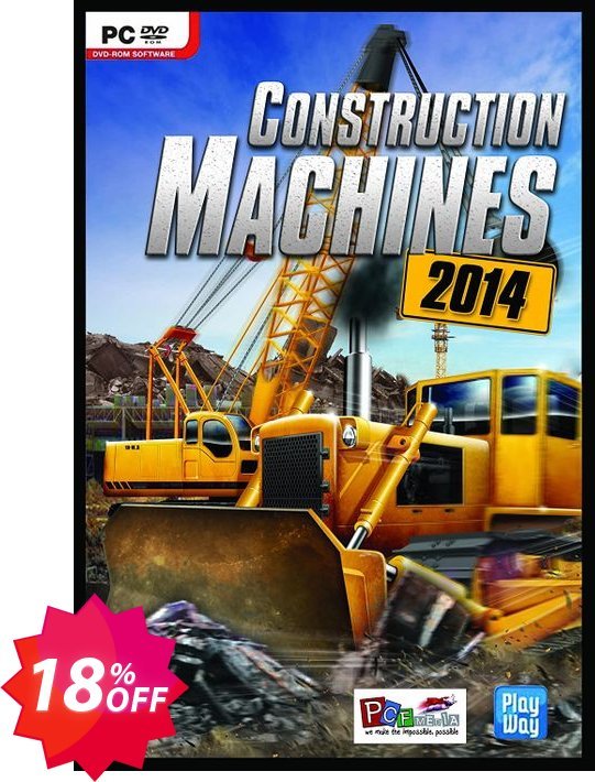 Construction MAChines 2014 PC Coupon code 18% discount 