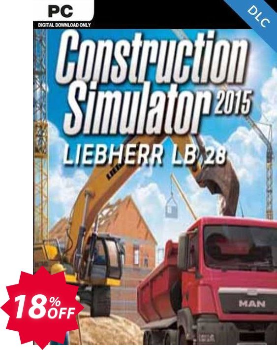 Construction Simulator 2015 Liebherr LB 28 PC Coupon code 18% discount 