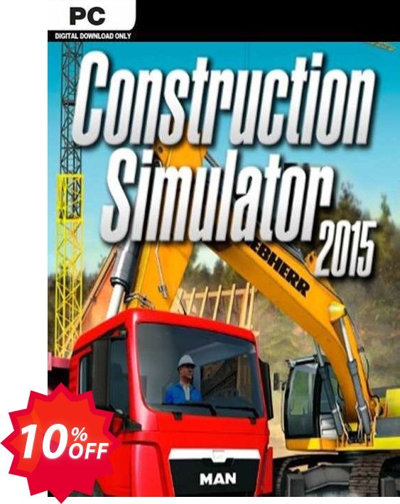 Construction Simulator 2015 PC Coupon code 10% discount 