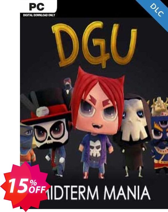 DGU  Midterm Mania PC Coupon code 15% discount 