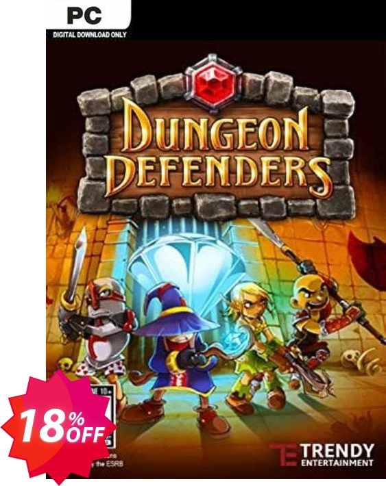 Dungeon Defenders PC Coupon code 18% discount 