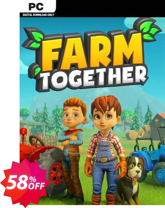 Farm Together PC Coupon code 58% discount 