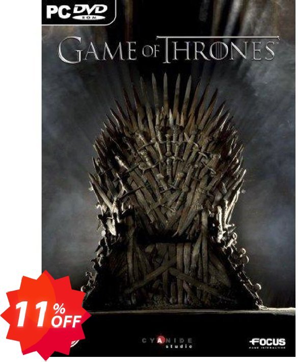 Game of Thrones, PC  Coupon code 11% discount 