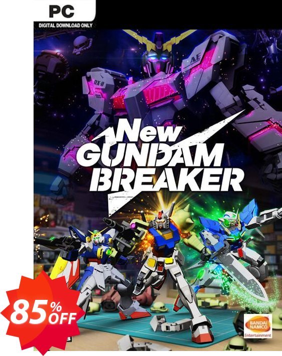 New Gundam Breaker PC Coupon code 85% discount 