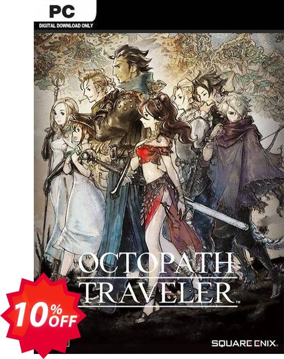 Octopath Traveler PC Coupon code 10% discount 