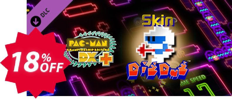 PacMan Championship Edition DX+ Dig Dug Skin PC Coupon code 18% discount 