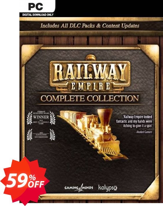 Railway Empire - Complete Collection PC, EU  Coupon code 59% discount 