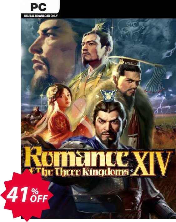 Romance of the Three Kingdoms XIV 14 PC Coupon code 41% discount 