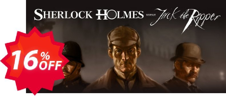 Sherlock Holmes versus Jack the Ripper PC Coupon code 16% discount 