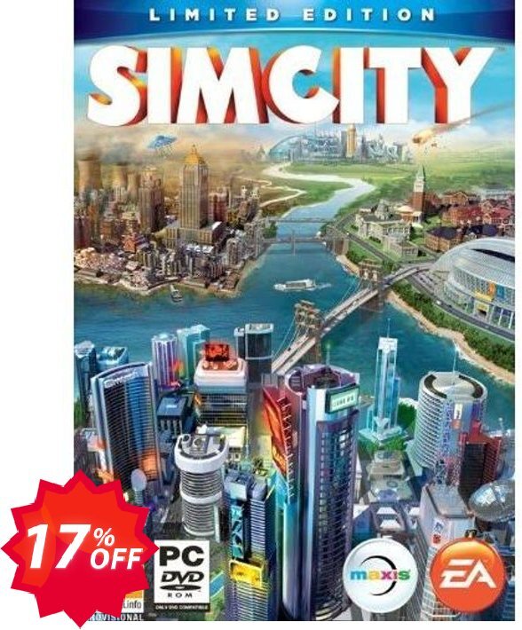 SimCity - Limited Edition, PC  Coupon code 17% discount 