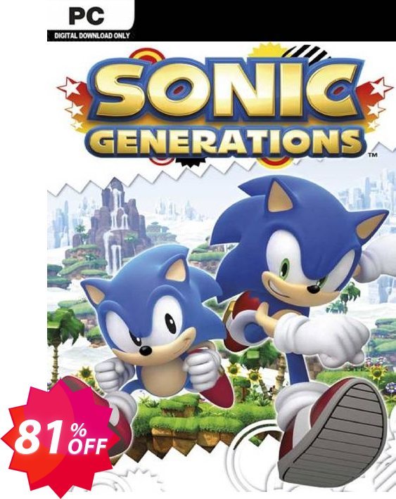 Sonic Generations Collection PC, EU  Coupon code 81% discount 