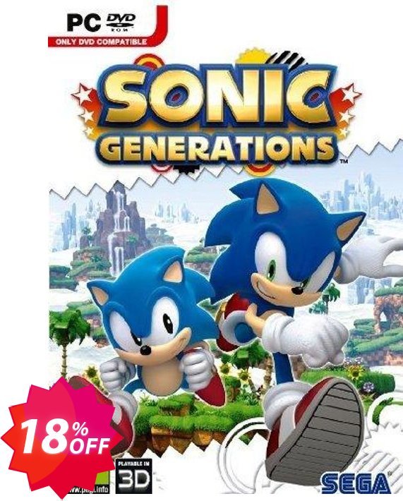 Sonic Generations PC Coupon code 18% discount 