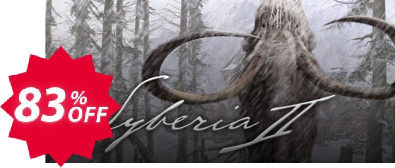 Syberia II PC Coupon code 83% discount 