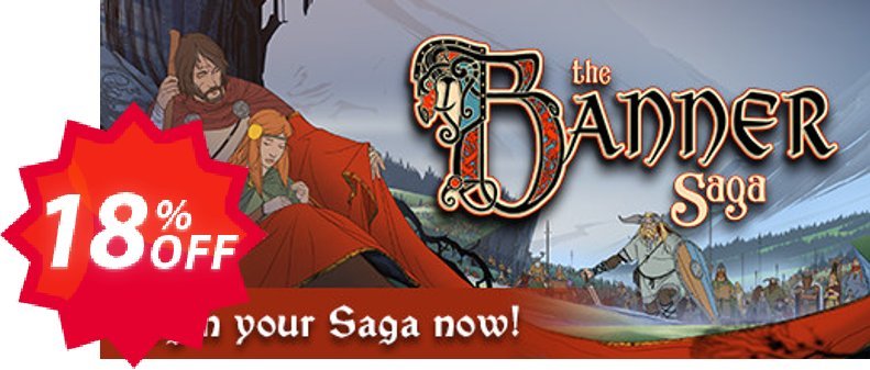 The Banner Saga PC Coupon code 18% discount 