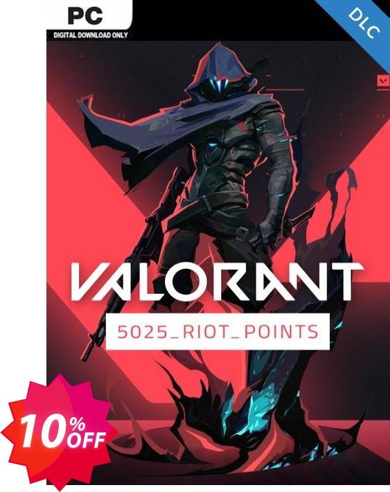 Valorant 5025 Riot Points PC Coupon code 10% discount 