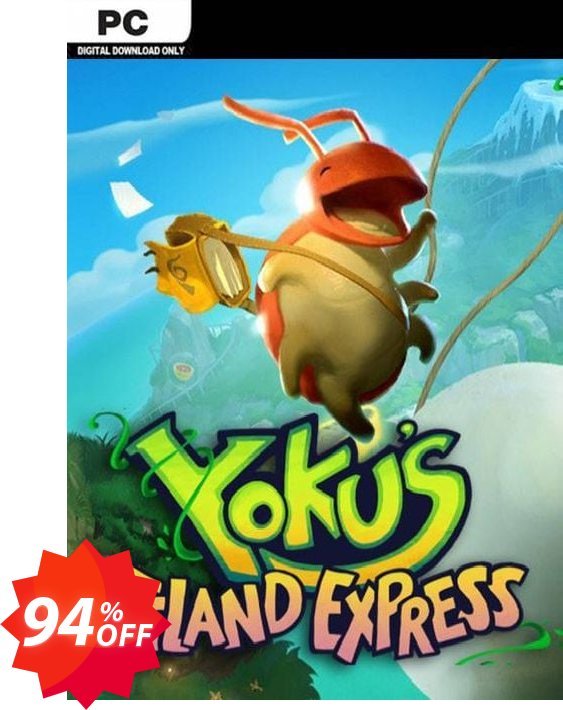 Yoku's Island Express PC Coupon code 94% discount 