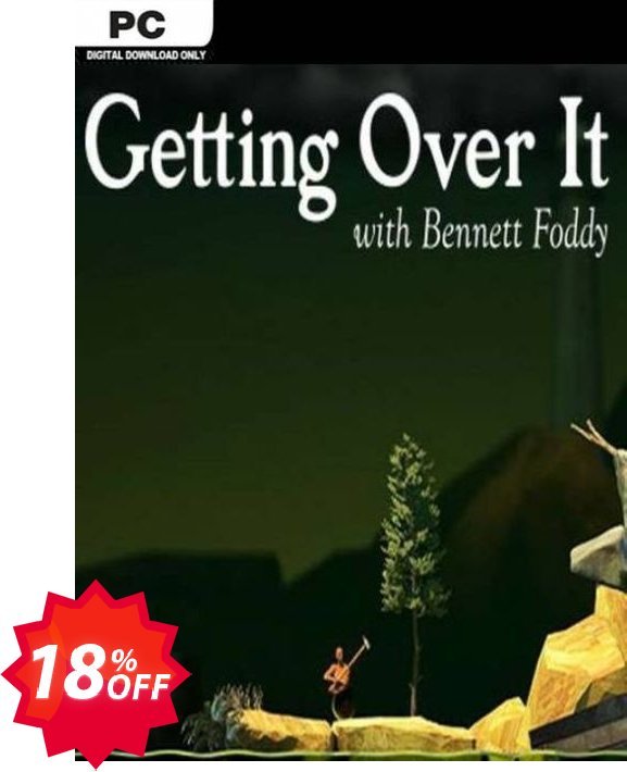 Getting Over It with Bennett Foddy PC Coupon code 18% discount 