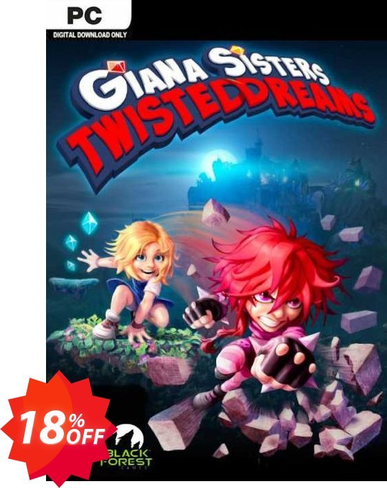 Giana Sisters Twisted Dreams PC Coupon code 18% discount 