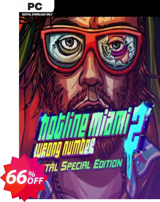 Hotline Miami 2: Wrong Number - Digital Special Edition PC Coupon code 66% discount 