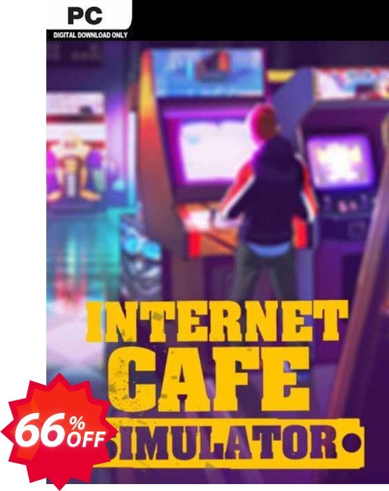 Internet Cafe Simulator PC Coupon code 66% discount 