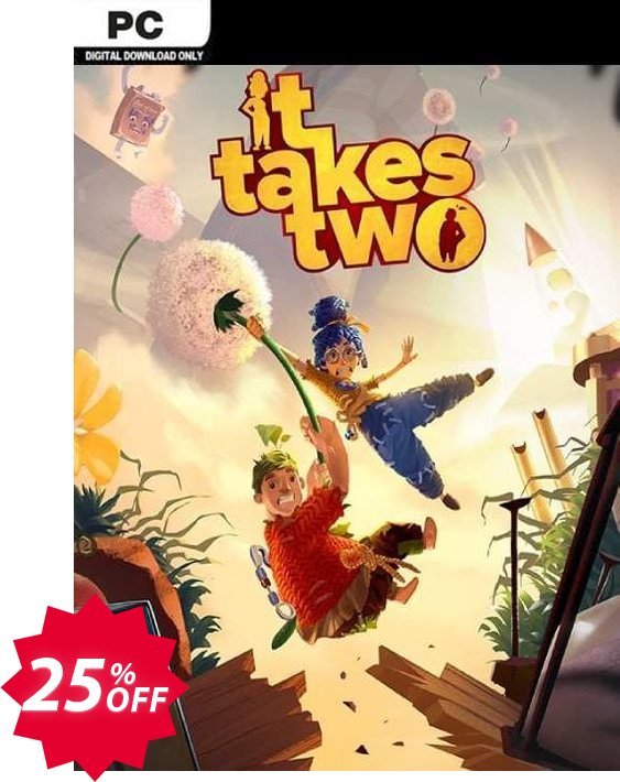 It Takes Two PC, Steam  Coupon code 25% discount 