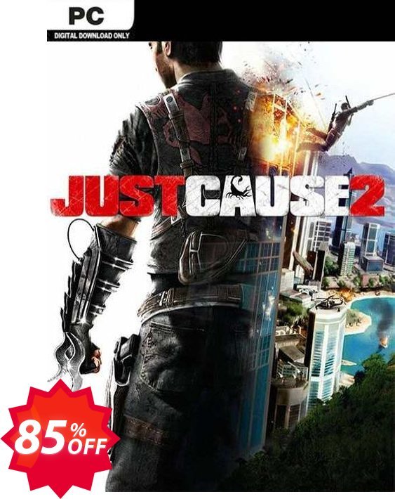 Just Cause 2 PC, EU  Coupon code 85% discount 