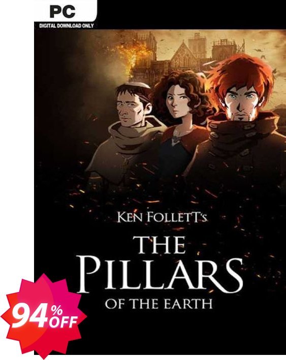 Ken Follett's The Pillars of the Earth PC Coupon code 94% discount 