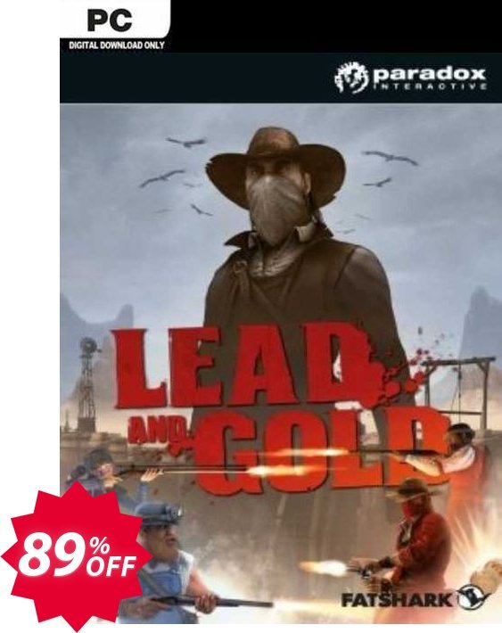 Lead and Gold: Gangs of the Wild West PC Coupon code 89% discount 