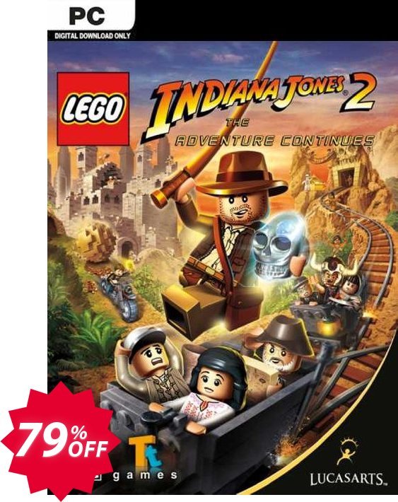 Lego Indiana Jones 2: The Adventure Continues PC Coupon code 79% discount 