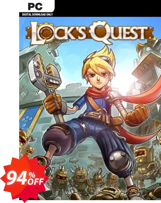 Lock's Quest PC Coupon code 94% discount 