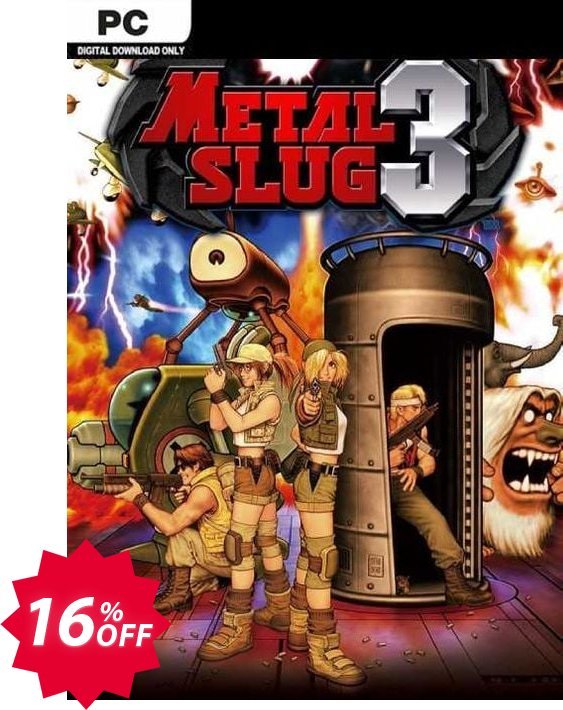 METAL SLUG 3 PC Coupon code 16% discount 