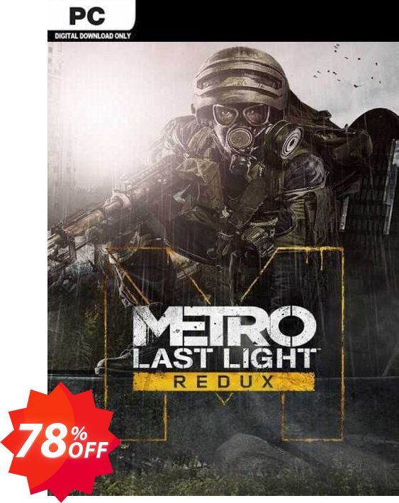 Metro Last Light Redux PC Coupon code 78% discount 