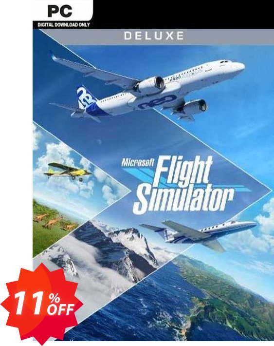 Microsoft Flight Simulator Deluxe Edition PC, Steam  Coupon code 11% discount 