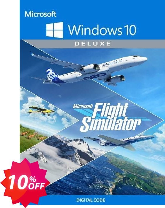 Microsoft Flight Simulator: Deluxe Edition - WINDOWS 10 PC, US  Coupon code 10% discount 