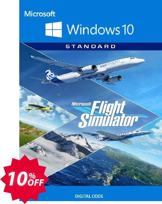 Microsoft Flight Simulator - WINDOWS 10 PC, US  Coupon code 10% discount 